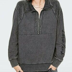 Victoria’s Secret PINK Gray Lounge Top Size XS